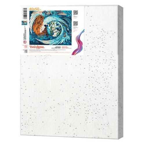 cumpără Tablou pe numere BrushMe BS54018 Pictura pe numere 40x50cm Eco Imbratisarea universului în Chișinău 