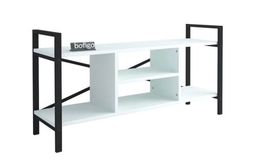 cumpără Comodă TV Bofigo Comoda, cadru metalic, 120x36,5x62,5 cm, Alb (11-01-01) în Chișinău 
