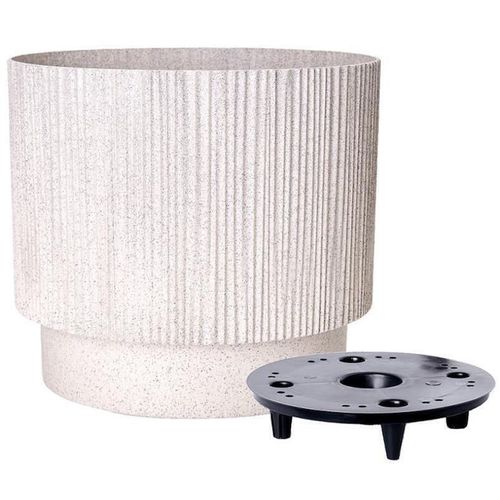 cumpără Ghiveci pentru flori Aleana 128031 Oslo cu insertie d30 cm, white rose în Chișinău 