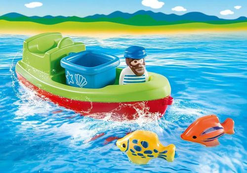 купить Конструктор Playmobil PM70183 Fisherman with Boat в Кишинёве 