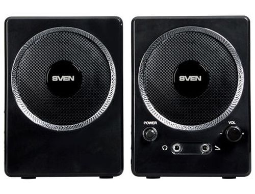 купить Active Speakers SVEN 247 Black USB, RMS 4W, 2x2W (boxe sistem acustic/колонки акустическая сиситема) в Кишинёве 