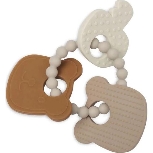 cumpără Iinel dentiție Jollein 101-007-66095 Inel gingival din silicon Teddy Bear Keychain în Chișinău 