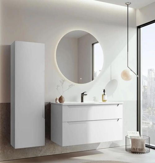 cumpără Dulap pentru lavoar Orka Messina 100 Kasmir matt în Chișinău 