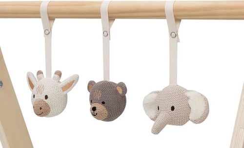cumpără Jucărie cu pandantiv Jollein 108-001-67083 Set de jucarii pentru Babygym Animals în Chișinău 