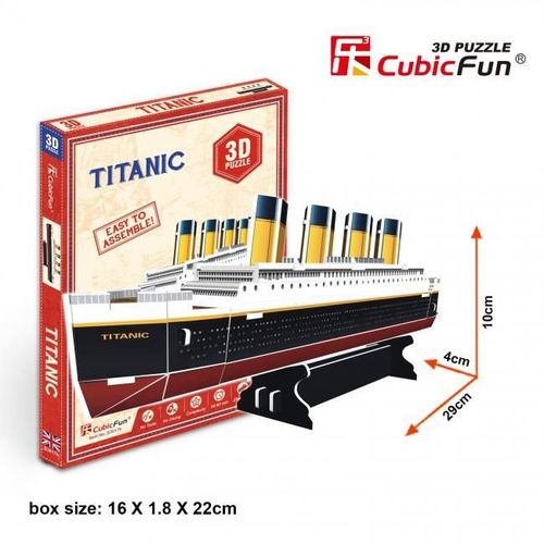 cumpără Set de construcție Cubik Fun S3017h 3D puzzle Titanic, 114 elemente în Chișinău 