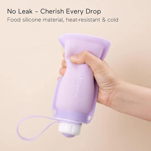 купить Контейнер для хранения пищи Momcozy MS013-IR00NB-A Pungi pentru pastrarea laptelui din silicon Red, 5buc в Кишинёве 