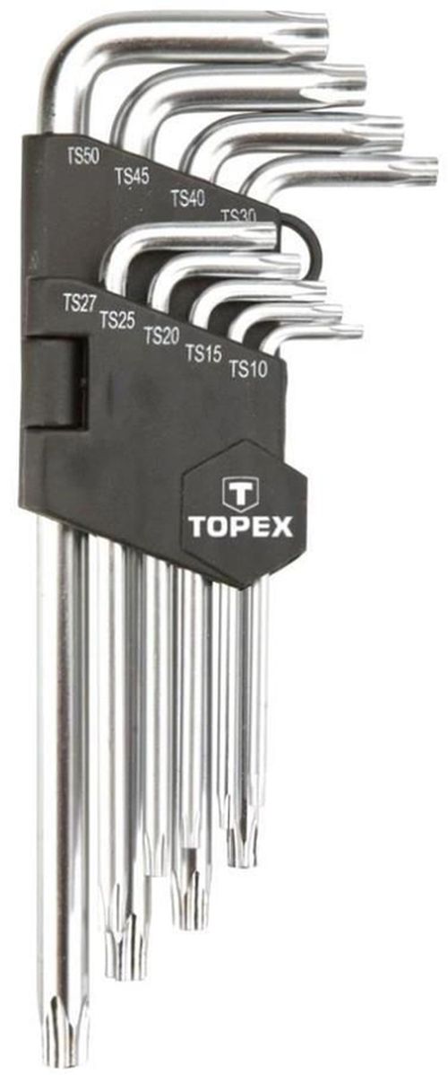 cumpără Set de unelte de mână Topex 4162 Chei Torx imbus lungi TS10-50 (1set-9buc) (35D951) în Chișinău 