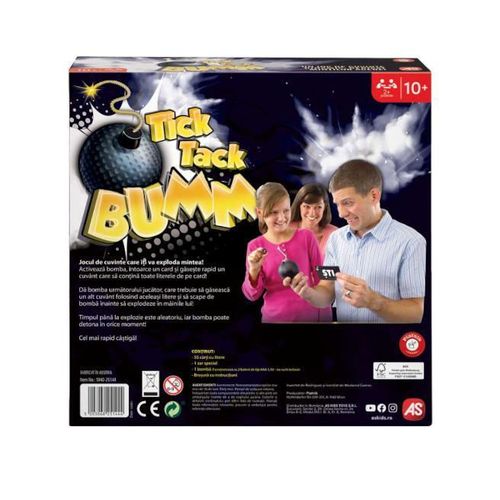 купить Набор для творчества As Kids 1040-25144 Joc de societate Tic Tac Boom (RO), 1452D в Кишинёве 
