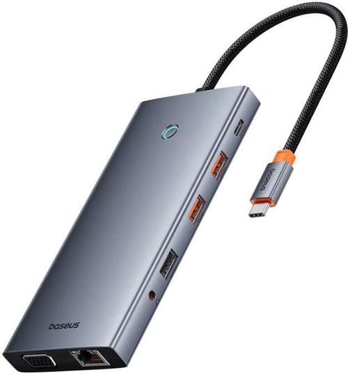 купить Переходник для IT Baseus B00053002811-01 13in1 Type-C, PortalJo Series, Space Gray в Кишинёве 