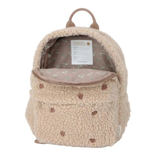 cumpără Rucsac pentru copii Little Dutch LD4917 Rucsac din material teddy Taupe în Chișinău 