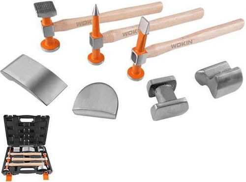 cumpără Ciocan Wokin 252907 Set 7 ciocane pentru indreptarea caroseriei auto (Industrial) în Chișinău 