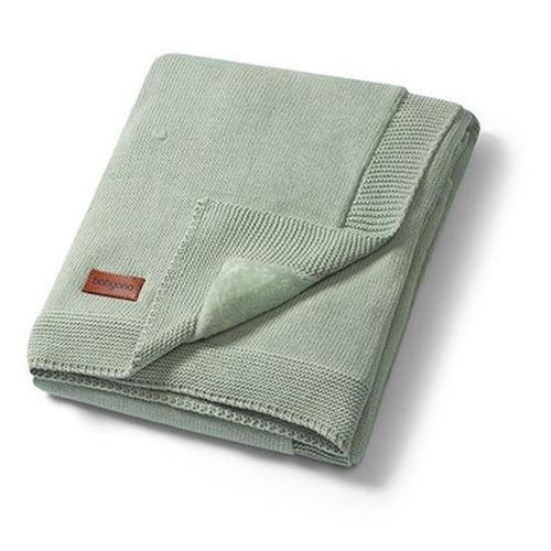 cumpără Lenjerie de pat pentru copii BabyOno 1671/04 Patura de bumbac cu captuseala de flanel (verde) în Chișinău 