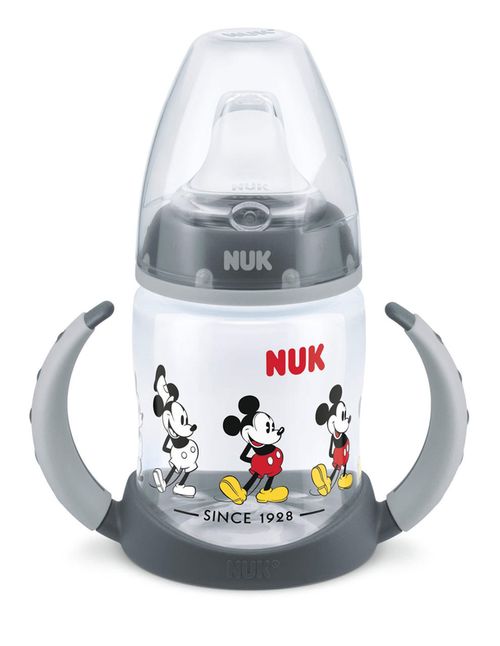 Sticluta anticurgere NUK Mickey cu manere (6+ luni) 150 ml 