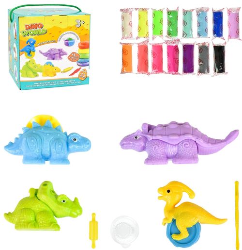cumpără Set de creație Strateg 57994 Dino World, Мистер тесто, 22buc în Chișinău 