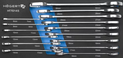 cumpără Sistem de depozitare a instrumentelor Hoegert HT7G058 Carucior de scule cu 7 sertare, 252 de scule în Chișinău 