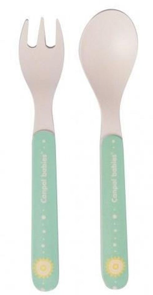 купить Посуда для кормления Canpol 9/213 Набор бамбуковой посуды 5 элементов Лама в Кишинёве 