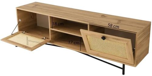 купить Тумба напольная для TV Trendy Begonya-180, 180x60x40cm (GTR000262) в Кишинёве 