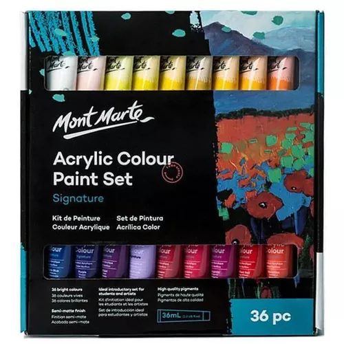 cumpără Set de creație Mont Marte MSCH3636 Set vopsea acrilica 36 culori x 36ml în Chișinău 