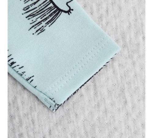 cumpără Haine pentru copii Minikin 242290374 Hedgehog Лонгслив голубой с рисунком 6-9мес (74см) în Chișinău 