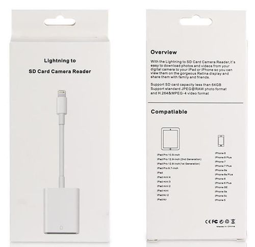 cumpără Accesoriu pentru aparat mobil Apple Lightning to SD Card Reader MJYT2 în Chișinău 