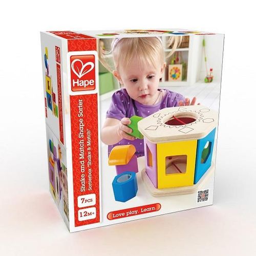 cumpără Puzzle Hape E0407 Sorter din lemn cu zdornăitoare în Chișinău 