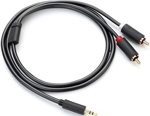 купить Переходник для AV Ugreen 10512 AC102, 3.5mm Male to 2 RCA Male Audio Cable 3m в Кишинёве 