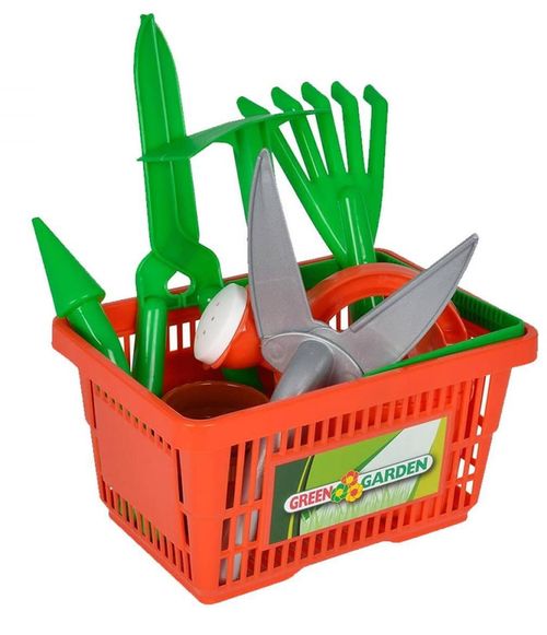 купить Игрушка Androni 1702-0000 Набор садовника в корзине в Кишинёве 