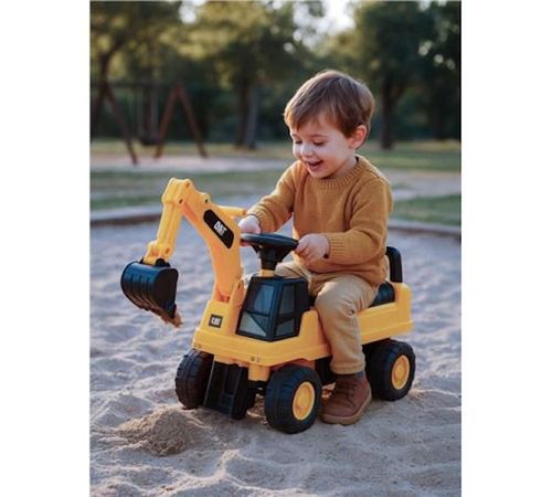 cumpără Tolocar Baby Mix 53453 беговел CAT экскаватор жёлтый în Chișinău 