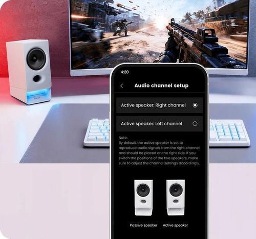 cumpără Boxe multimedia pentru PC Edifier R20BT White 2.0 în Chișinău 