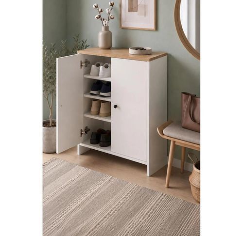 cumpără Raft pentru încălțăminte Bofigo 18-16-41 Sapphire Oak/White în Chișinău 