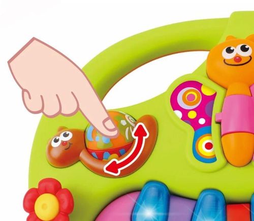 cumpără Jucărie muzicală Hola Toys 927 Pian cu muz si lumina în Chișinău 