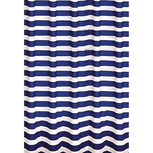 cumpără Perdea de duș Bisk 06891 PEVA MARINE DARK albastru 180x200 în Chișinău 