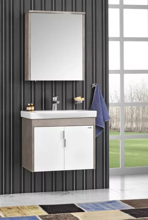 купить Шкаф под умывальник Orka Luna 80 Grey (30080) в Кишинёве 