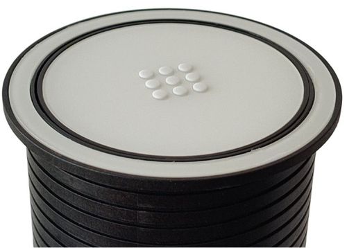 cumpără Priză electrică ASA Plastici 060.47F.00116 Versalift round version 2 sockets F + 1 USB 5V (A+C) + wireless White methacrylate în Chișinău 