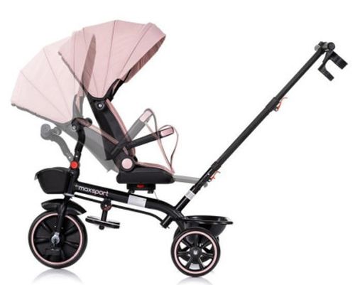 купить Велосипед-коляска Chipolino TRKMS02506PM Max Sport Pink Marshmallow в Кишинёве 