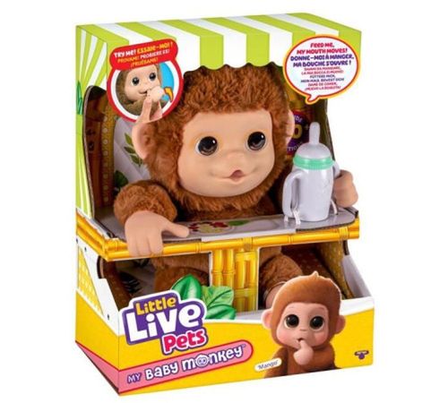 cumpără Jucărie de pluș Little Live Pets 26613 My Baby Monkey plushe în Chișinău 