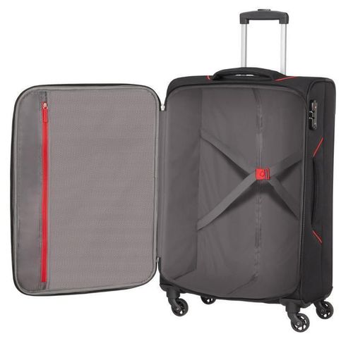 купить Чемодан American Tourister Summer Session Black/Rosu S (125805/1073/S) в Кишинёве 