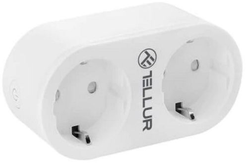 cumpără Priză electrică Tellur TLL331061 WiFi, 2 porturi EU, White în Chișinău 