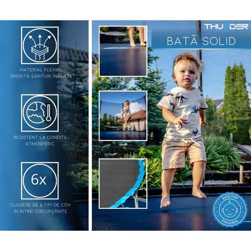 cumpără Trambulină Thunder Inside Elite 12ft,366 Cm, Blue în Chișinău 