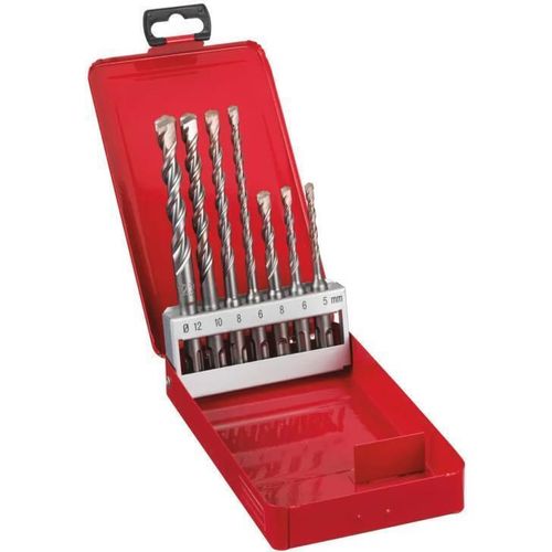 cumpără Set de tubulare, bite, duze Milwaukee 4932352339 set burghie beton SDS-Plus MS2 Ø(5.0-12.0)mm (7 buc) în Chișinău 