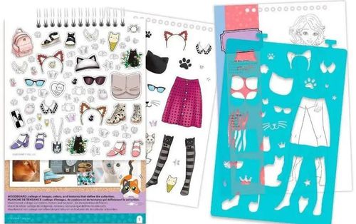 купить Набор для творчества miscellaneous 3204 Набор для девочек Sketchbook Pretty Kitty в Кишинёве 