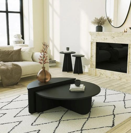 купить Журнальный столик Trendy Podium, Negru в Кишинёве 