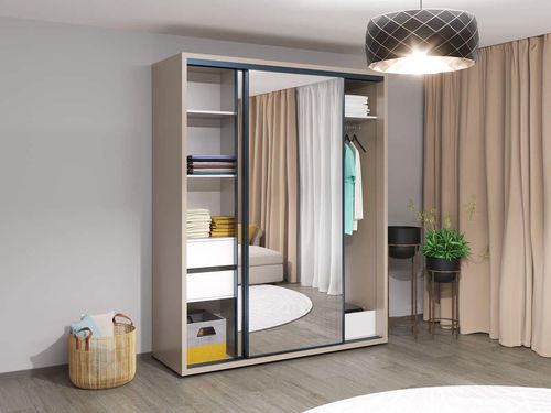 cumpără Dulap Bayro Parma 1800x2250x600 серый камень, купе în Chișinău 