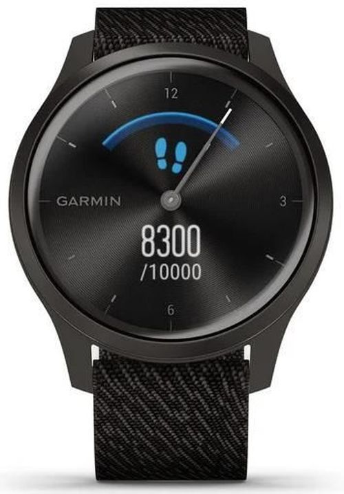 купить Фитнес-трекер Garmin vivomove Style, S/E EU, Graphite, Black Pepper, Nylon в Кишинёве 