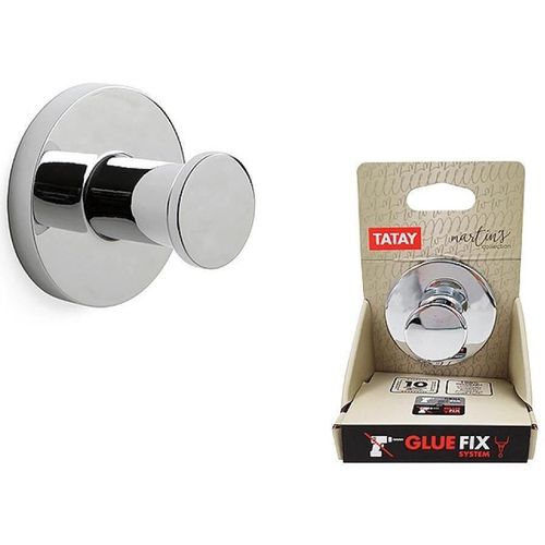 купить Держатель для полотенец Tatay 52117 Suport pentru prosoape Martins D6x4.5cm otel inoxidabil в Кишинёве 