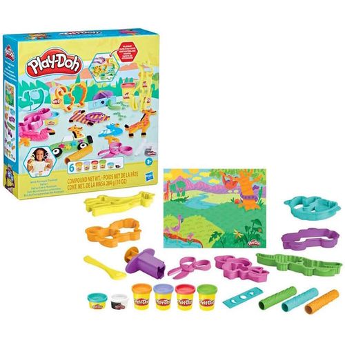 cumpără Set de creație Hasbro F7213 Play-Doh Wild animals în Chișinău 