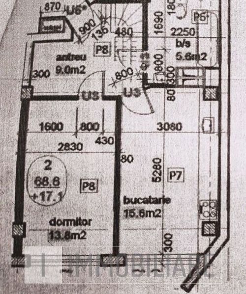 Penthouse cu 2 niveluri+terasă, sect. Durlești, str. Nicolae Dimo. 