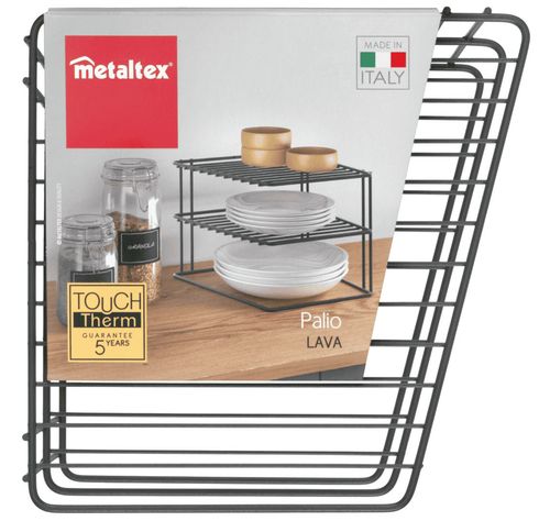 купить Аксессуар для кухни Metaltex 361302003 Raft dublu de colt pentru farfurii Palio Lava в Кишинёве 