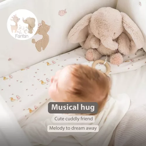 cumpără Jucărie cu pandantiv Nattou 759175 Fanfan musical plush toy elephant sand în Chișinău 