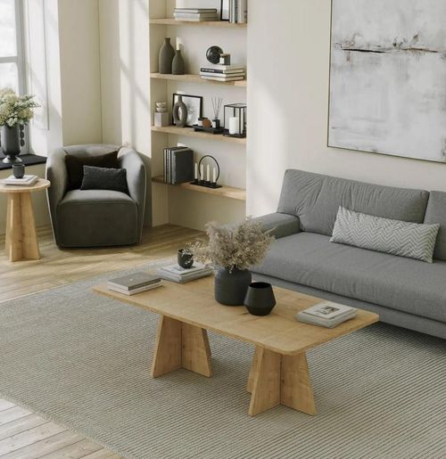 купить Журнальный столик Trendy Mushroom 2, Сапфировый дуб в Кишинёве 